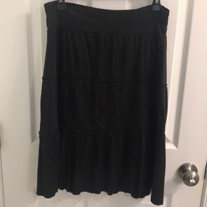 LUCKY BRAND cotton black skirt